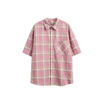KEIRANDUN Shirts Unisex Pink