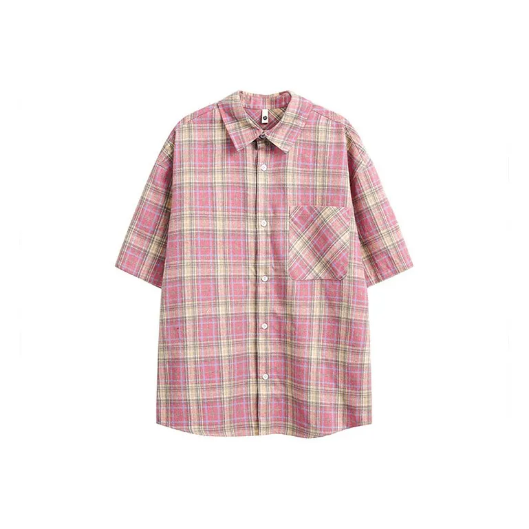 KEIRANDUN Shirts Unisex Pink-0