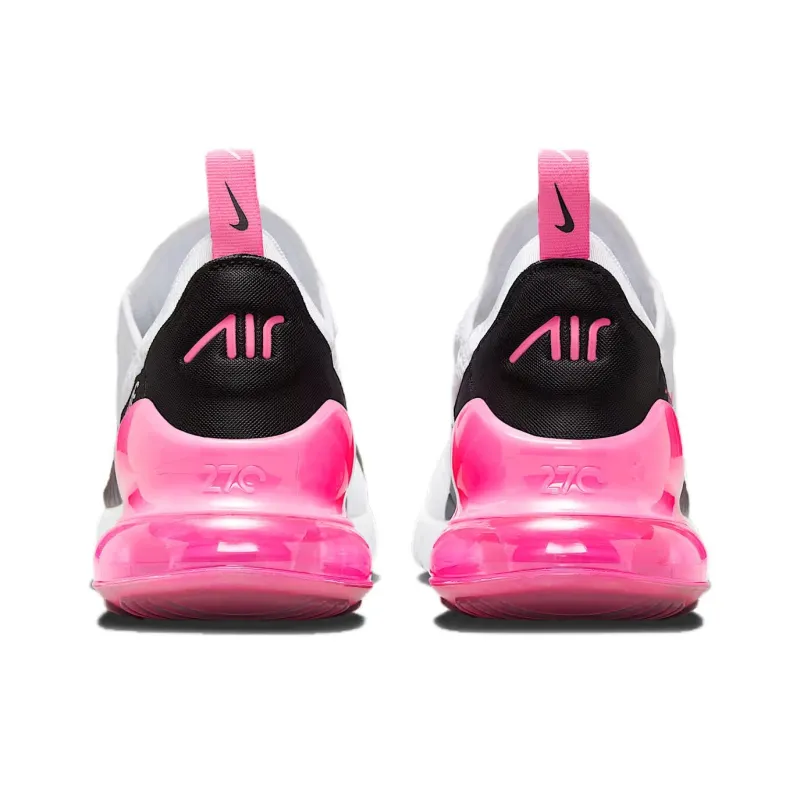 Nike Air Max 270 White Black Hyper Pink Women's-2