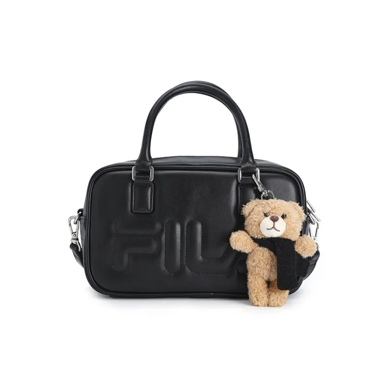 FILA ORIGINALE PU Shoulder Bag, Crossbody Bag, Handbag Women's Jet Black-0
