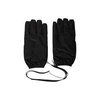 PRADA Recycled Nylon Gloves Men's Black