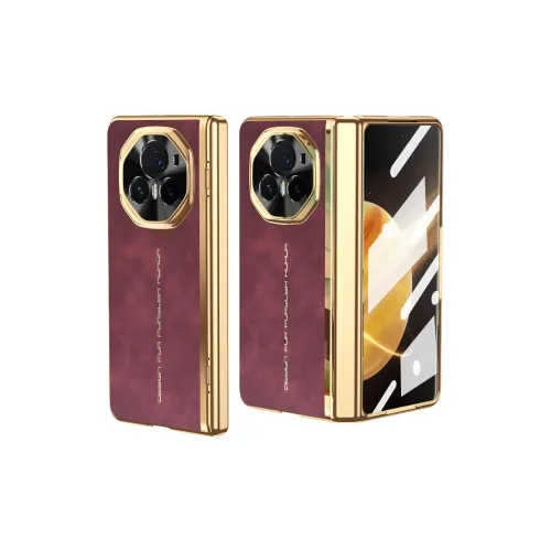 YINZHESHAN Leather Material Electroplated PC Overlay Phone Cases Compatibility Honor Magic VS 3