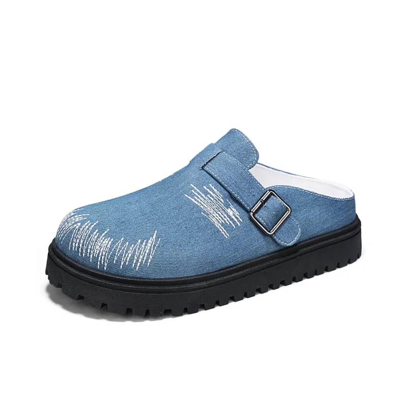 ROBINHOOD Odor Resistant Abrasion Resistant Slip Resistant Antibacterial Closed Toe Slippers Men's-7