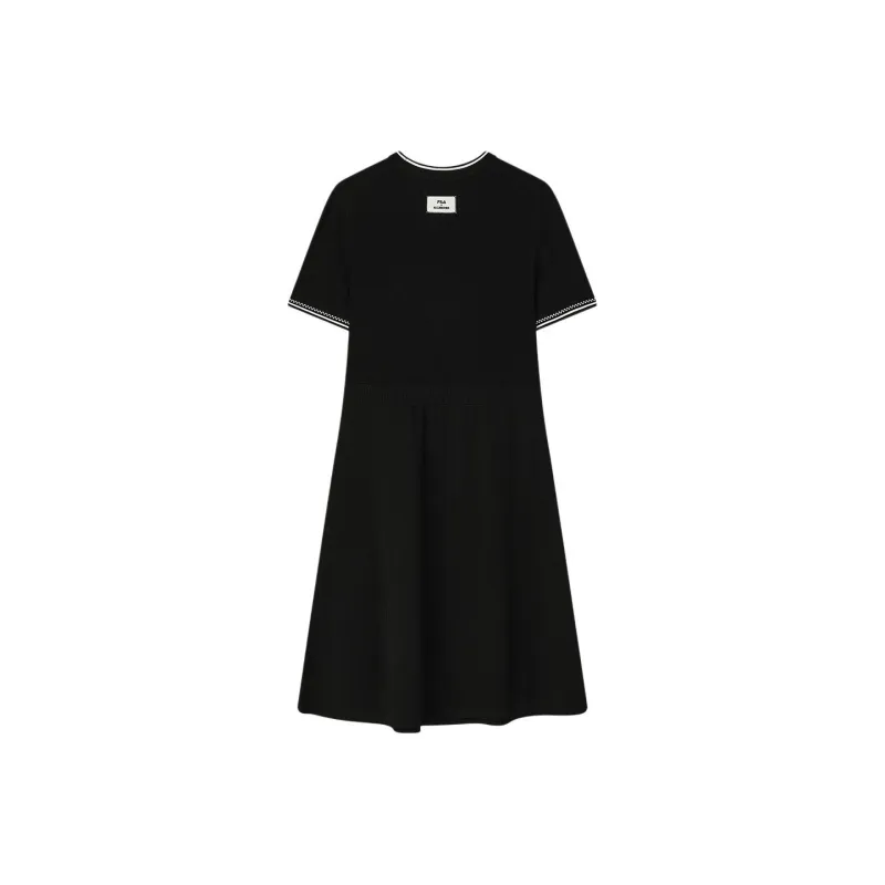 FILA x M.C.ESCHER Short Sleeved Dress Women's Jet Black-1