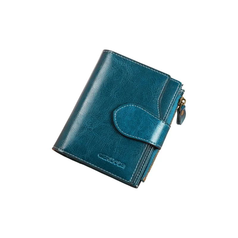 Gorora Cow Leather Wallet Women's Multicolor-1