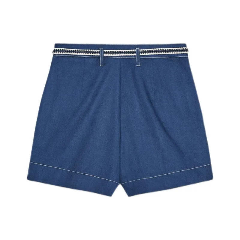 ZARA Casual Shorts Women's Indigo-1