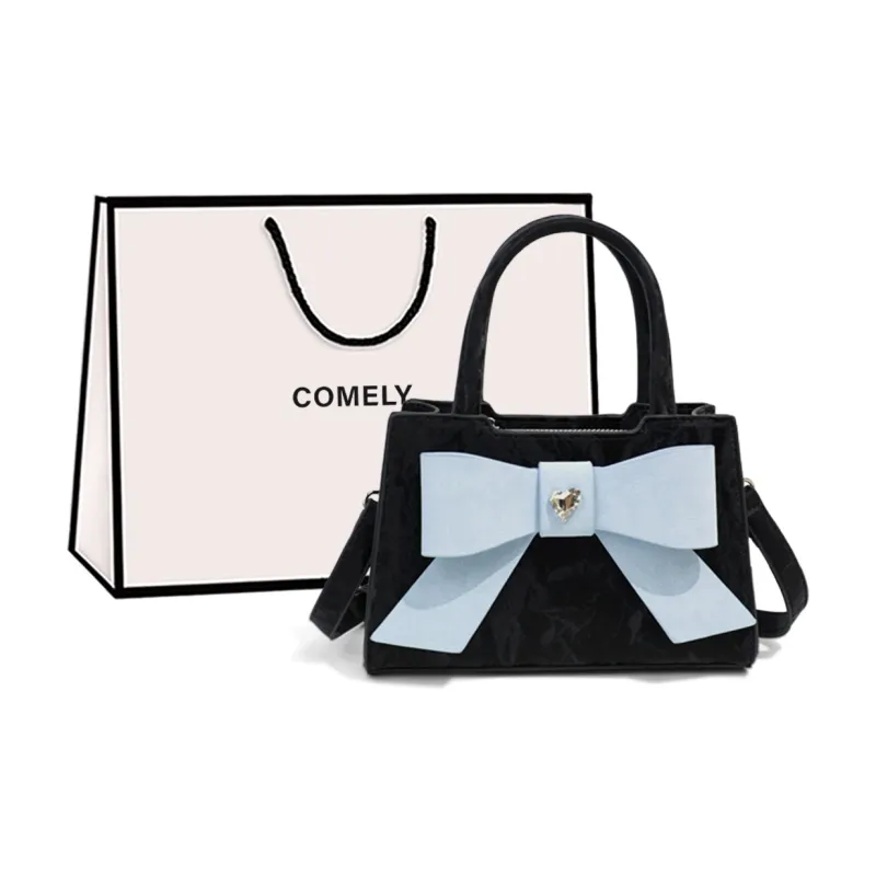 COMELY Synthetic Leather Handbag, Shoulder Bag, Crossbody Bag Regular Women's Black-0