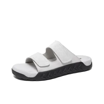 TEMPUR Slide Slippers Men's Light Gray