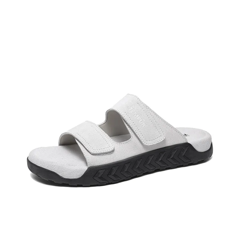 TEMPUR Slide Slippers Men's Light Gray-0