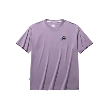 Anta Life Collection T Shirt Men's Silk Gray Purple
