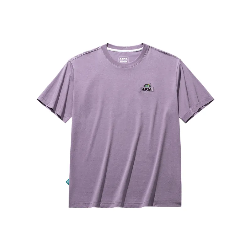 Anta Life Collection T Shirt Men's Silk Gray Purple-0