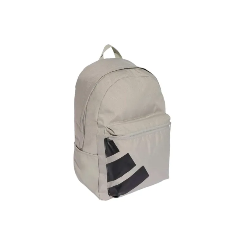 Adidas Polyester Backpack Unisex Metallic Gray & Black-1