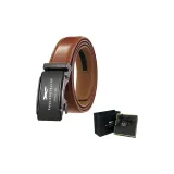 Black Lens/Gunmetal Buckle+60-Grain, Yellow Brown Strap (You Are Special Box)