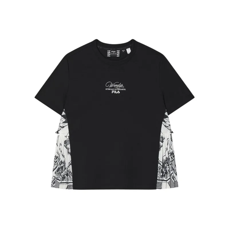 FILA x M.C.ESCHER SS25 T Shirt Women's Jet Black BK-0