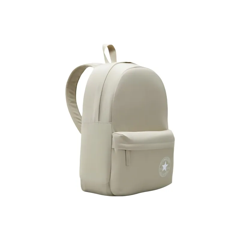 Converse Polyester Backpack Large Size Unisex Gray White-1