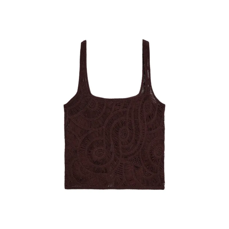 Massimo Dutti Camisoles Women's Red-0