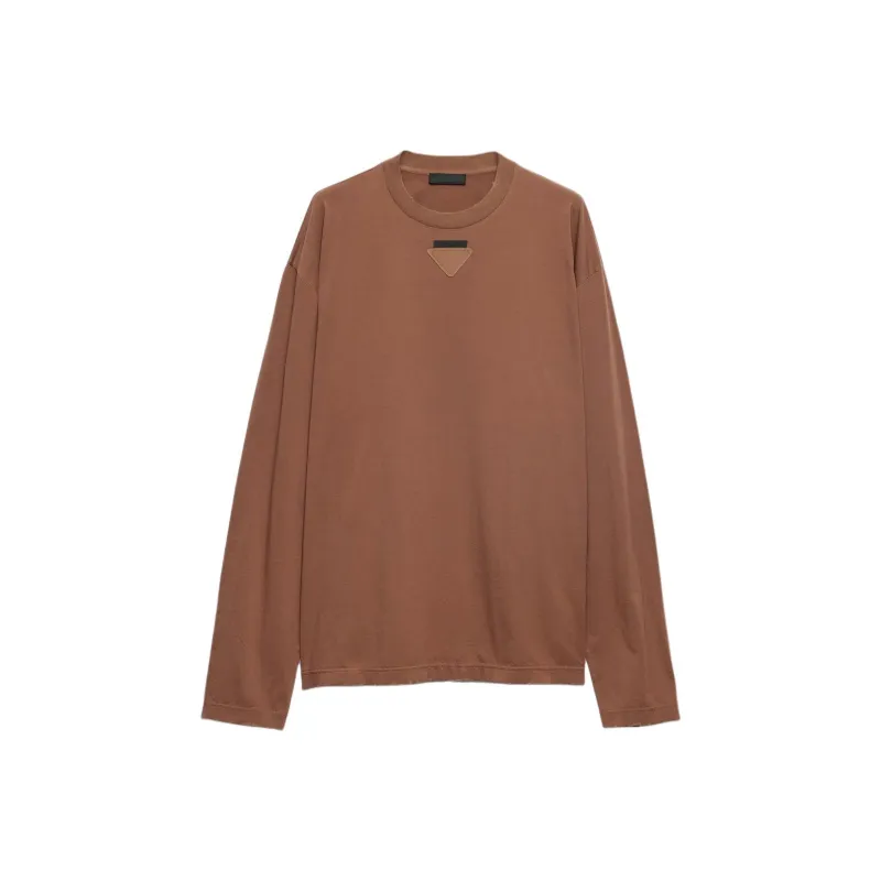 PRADA T Shirts Men Brown-0