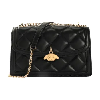 SURELAPTOP Mascara, Collaboration Synthetic Leather Shoulder Bag, Crossbody Bag Women's Black