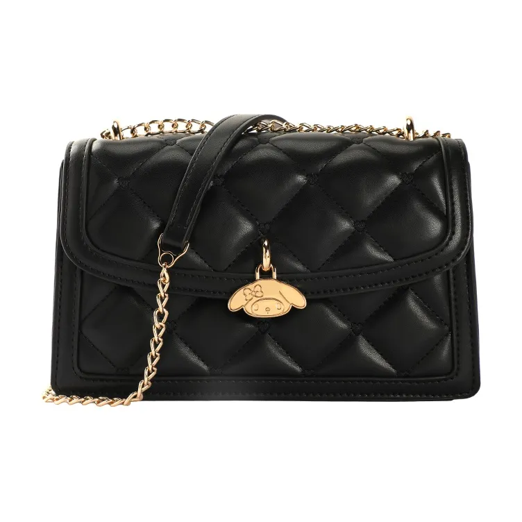 SURELAPTOP Mascara, Collaboration Synthetic Leather Shoulder Bag, Crossbody Bag Women's Black-0