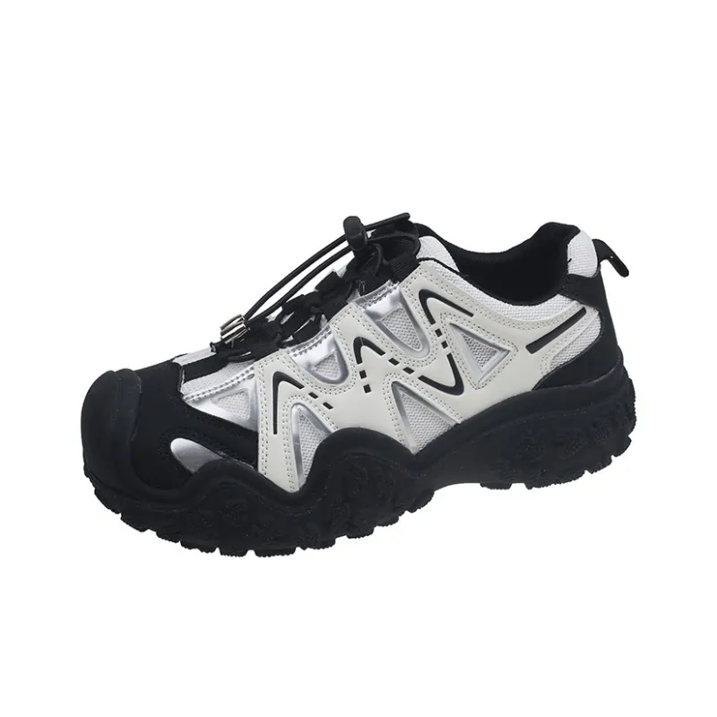 MQ Shock Absorbers With Slip Resistant Features Low Top Chunky Sneakers Women's-5