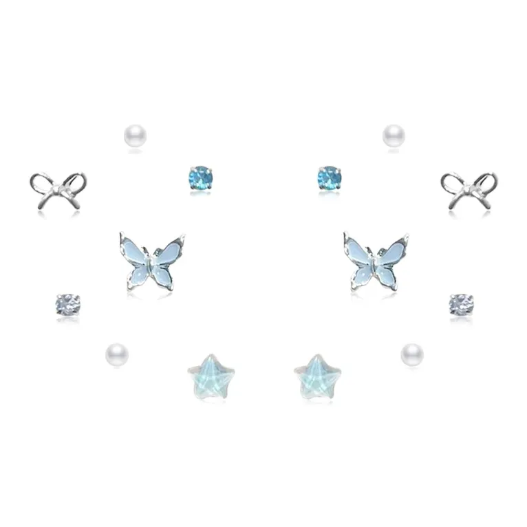 GIFU Alloy Stud Earrings Women's-0