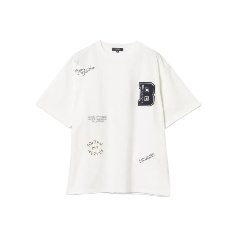 Beams T Shirts Men White-0