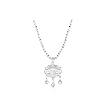 UZIID Sterling Silver Necklaces Unisex Silver