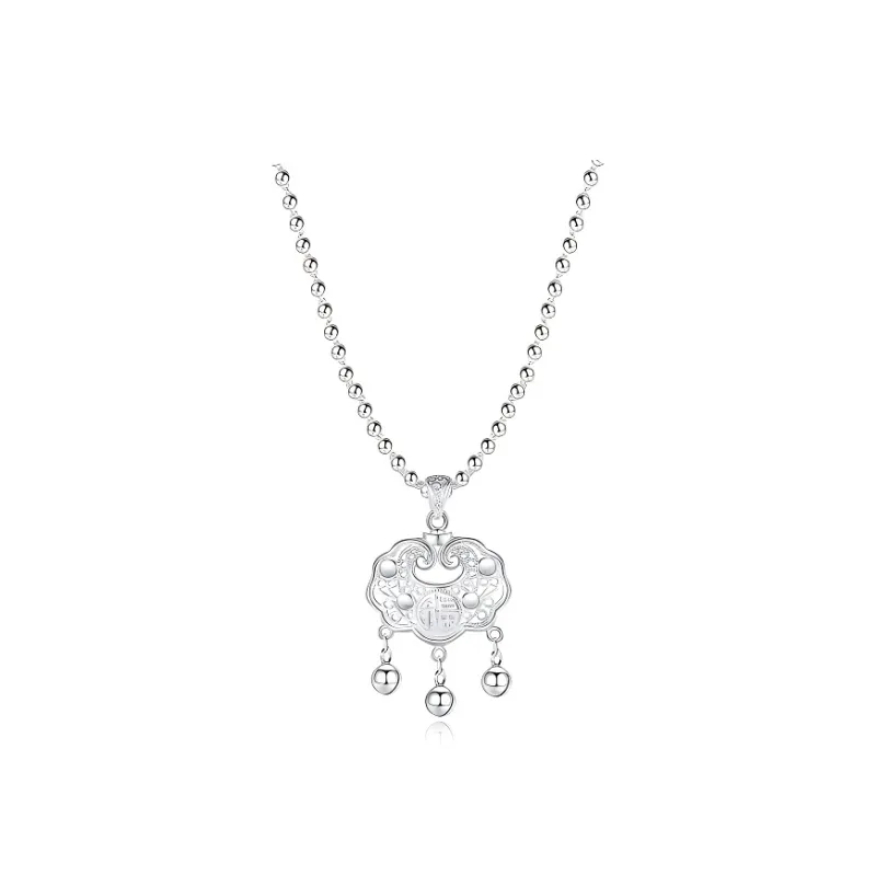 UZIID Sterling Silver Necklaces Unisex Silver-0