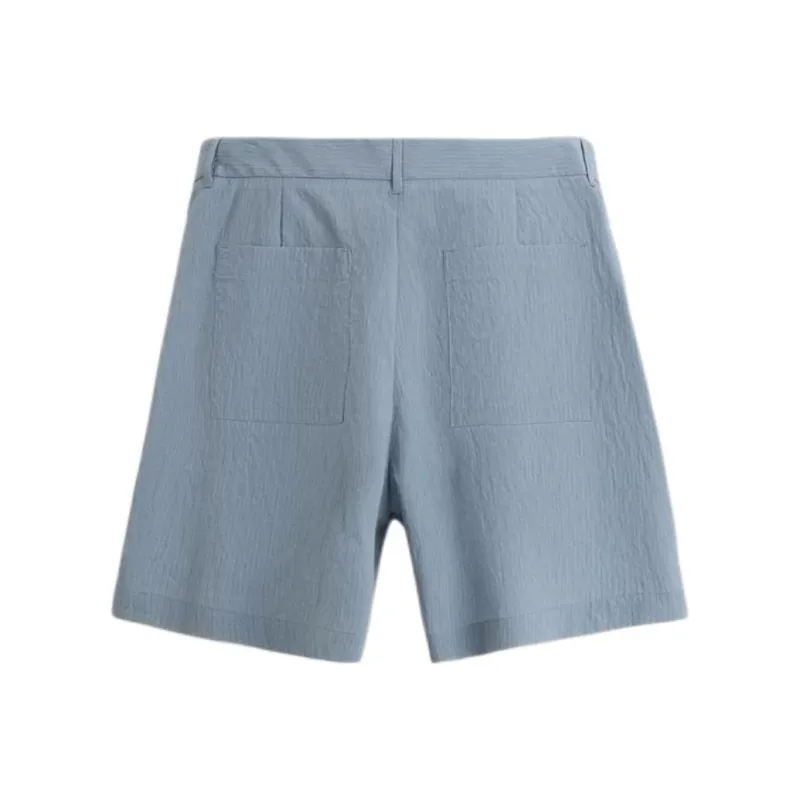 ZARA Casual Shorts Men Blue-1