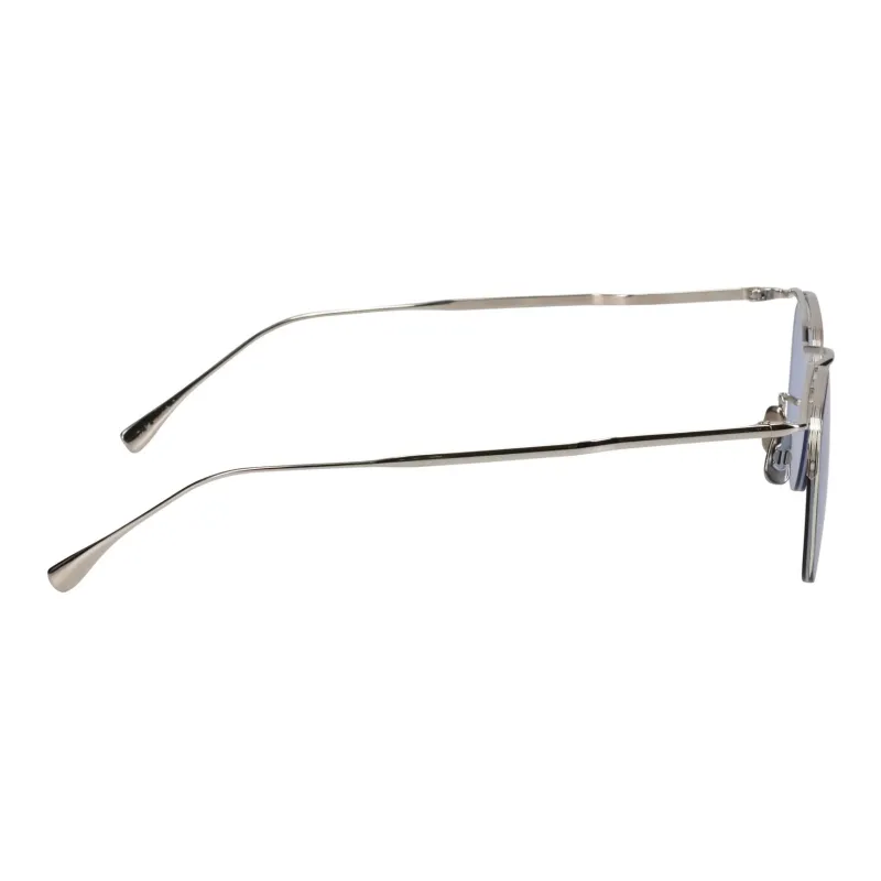 EYEVAN 7285 Β Titanium Round Sunglasses Unisex Silver-1
