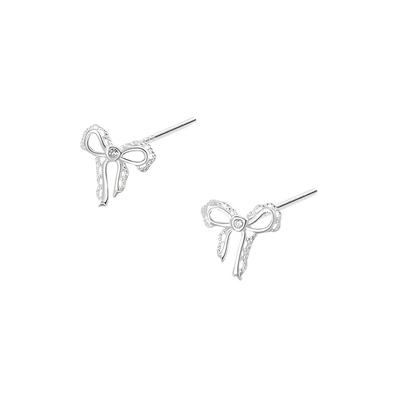 ETAHLOVE Sterling Silver 999 Fine Silver Stud Earrings Women's-5