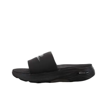 Skechers Goran Max Cushioning Arch Fit EVA Quick Dry Slide Slippers Men's Black
