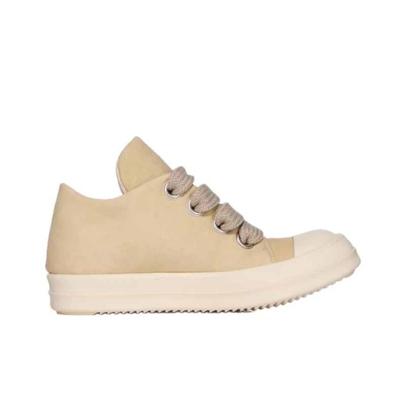 Rick Owens DRKSHDW Low Top Canvas Shoes Women's Yellow-1