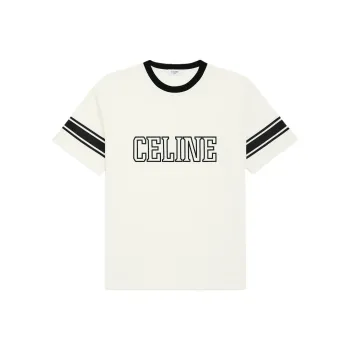 CELINE T Shirt Men's Black White