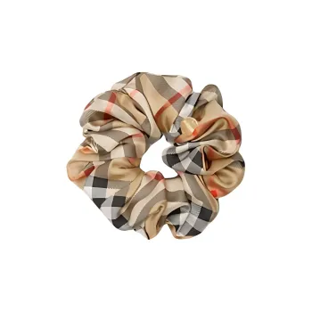 Burberry Mulberry Silk Hair Tie Women's Sand