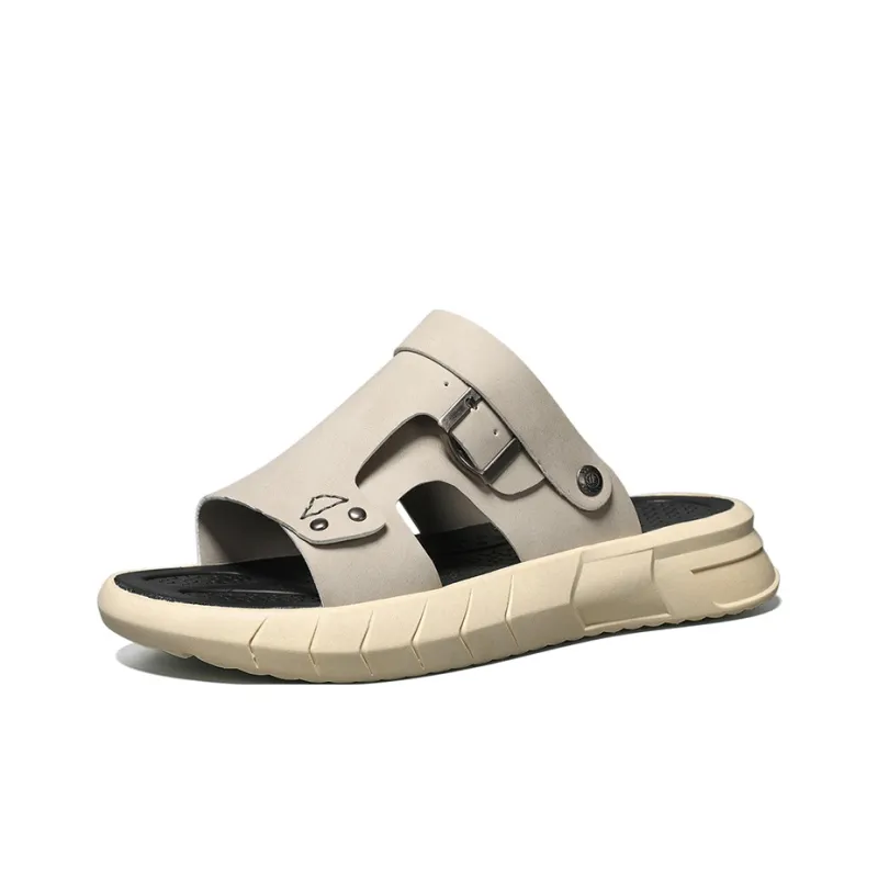 AMICNIEGD Massage Abrasion Resistant Slide Slippers Men's-15