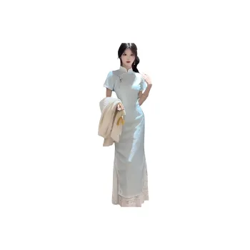 EFCR Cheongsams Women's Blue