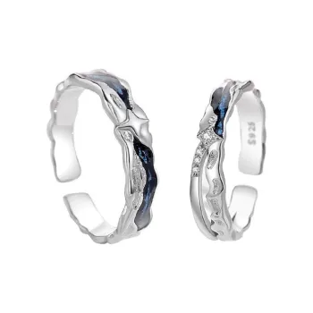 Diamond International 925 Sterling Silver Rings Unisex
