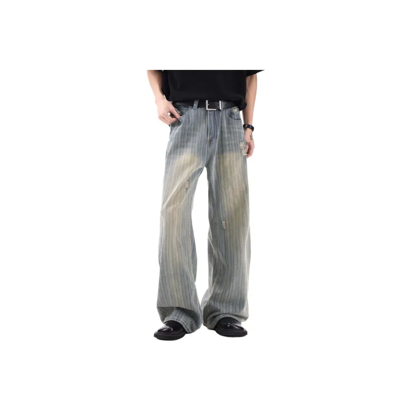 T IRA Jeans Unisex Vintage Blue[Summer Counter Quality]-0