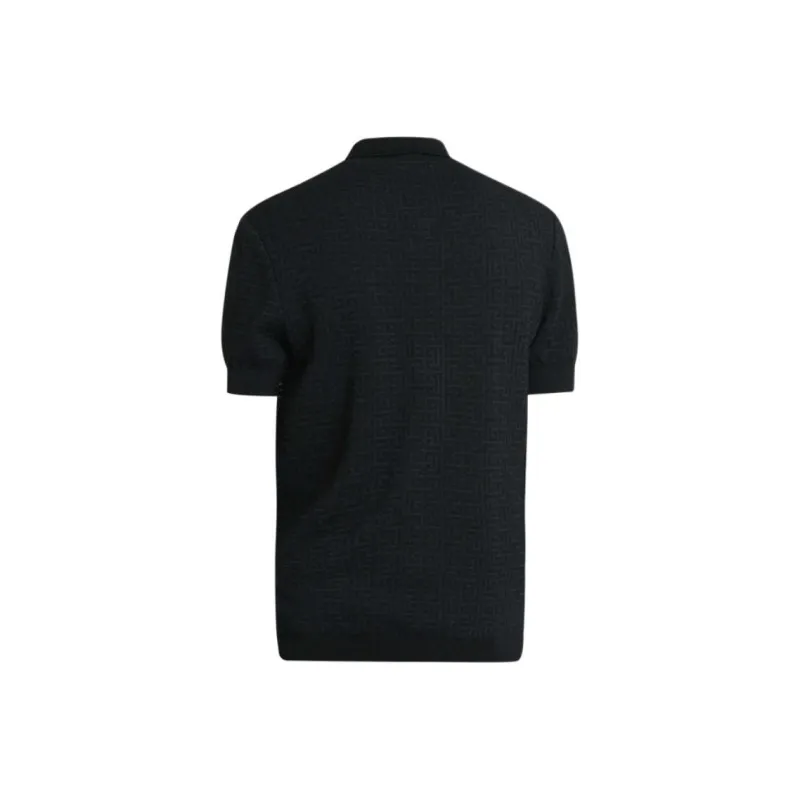 BALMAIN Polo Shirts Men Black-1
