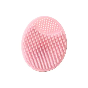 ZHENZI Silicone Hairbrush Comb Dandruff Removal Massage Brush For Bathing And Cleansing Sponges