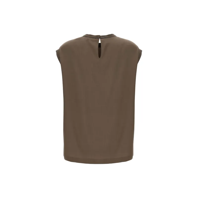 Brunello Cucinelli T Shirt Women's Brown-1
