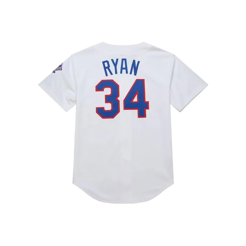 Mitchell Ness Texas Rangers 1993 Nolan Ryan Authentic Batting Practice Jersey-1