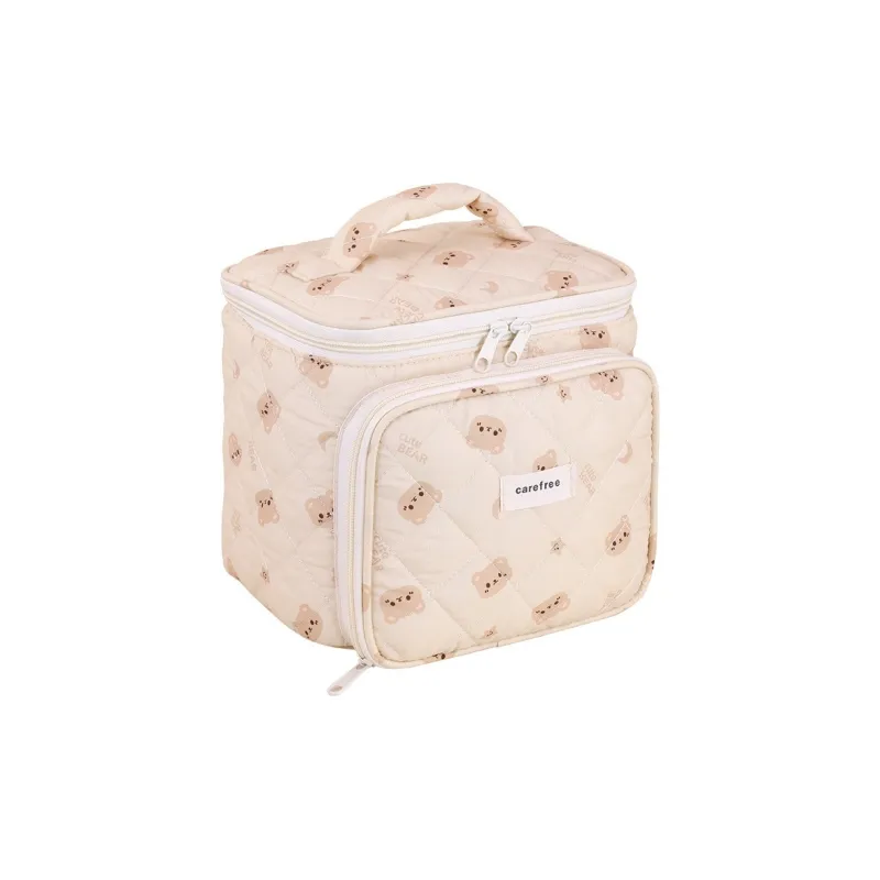 ZHIYIN Cute Large Capacity Handheld Skincare Storage Bag Multifunctional Portable Tubas Storage Box Make up Tools-0