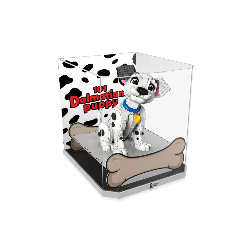 LIGHT YOUR BRICKS Compatibility Building Block 73269 Dalmatian Display Case Model Accessories-0