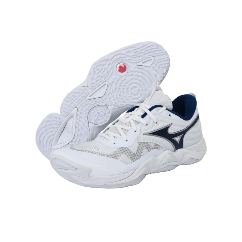 Mizuno WAVE MOMENTUM ELITE Slip Resistant Low Top Training Shoes Unisex White-2