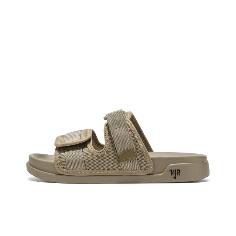 NANJIREN Slide Slippers Men Black-5
