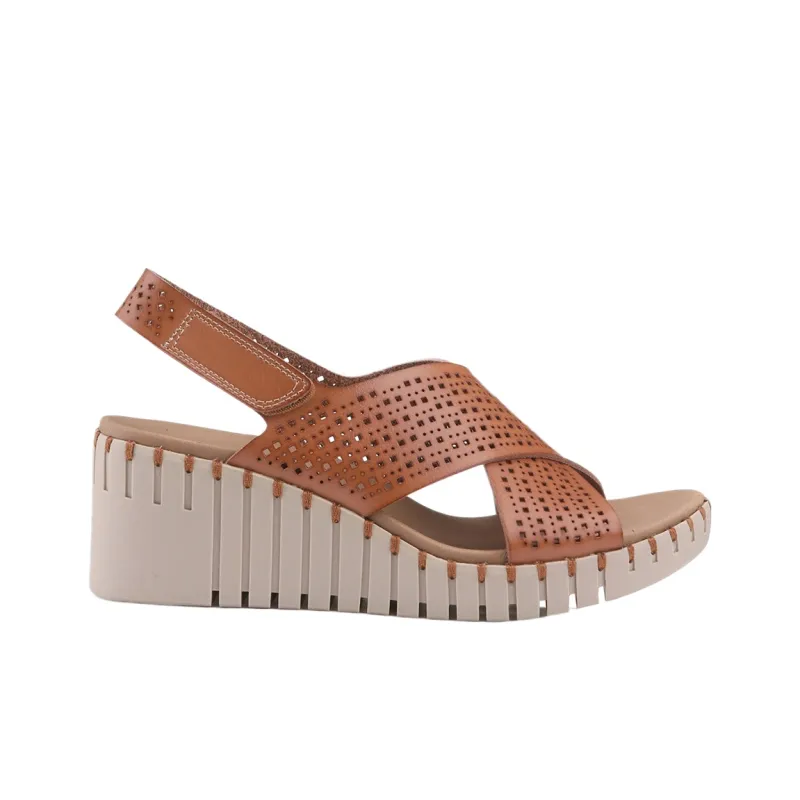 Skechers One Strap Sandals High Heel 5 8cm Women's Brown-1