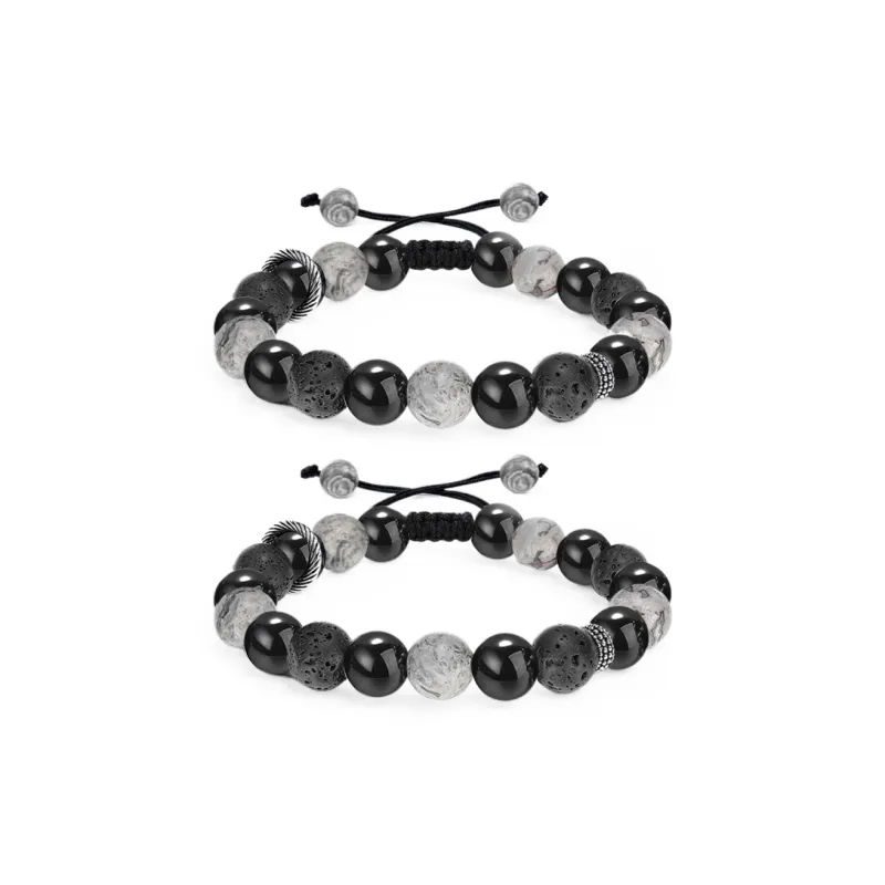 LUYUO Zodiac Year Individual Trendy And Cool Premium Feel, Adjustable, Gift Box Set # Good Luck Unisex-7