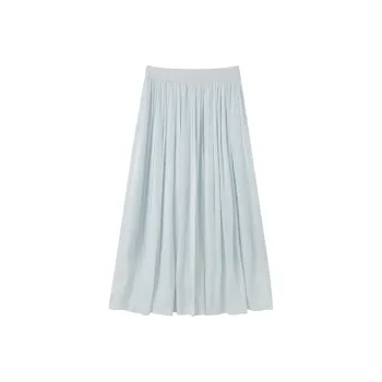 Homemade Willow Silk Casual Long Skirt Women's